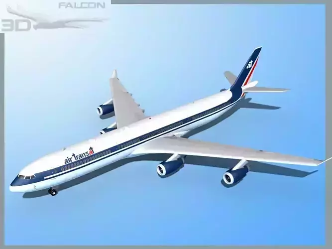 Falcon3D A340-600 Air Transat 3D model