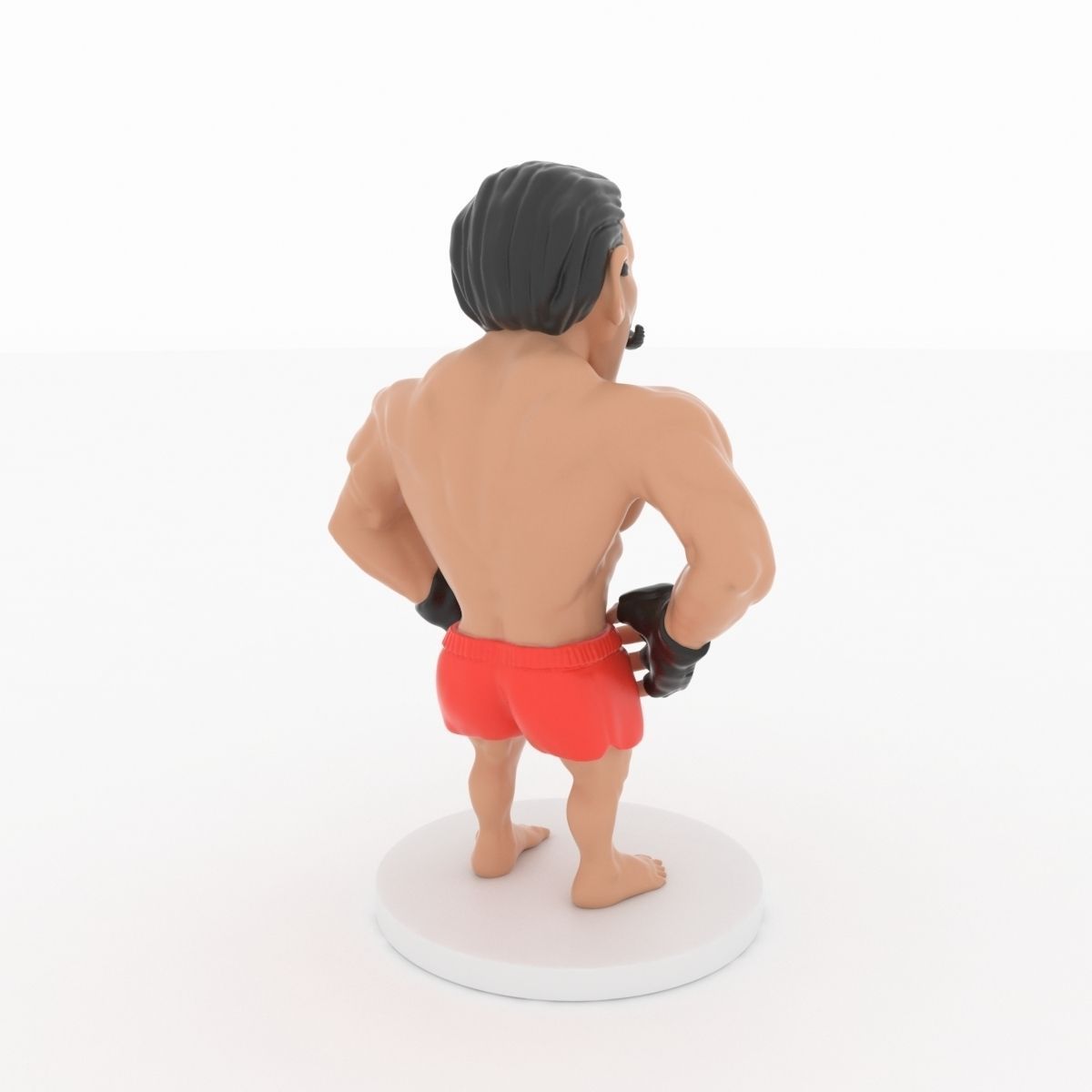 Miniature of boxing champion 3D print model_7