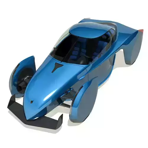 2013 Shrike GT Concept Sports EV 3D model