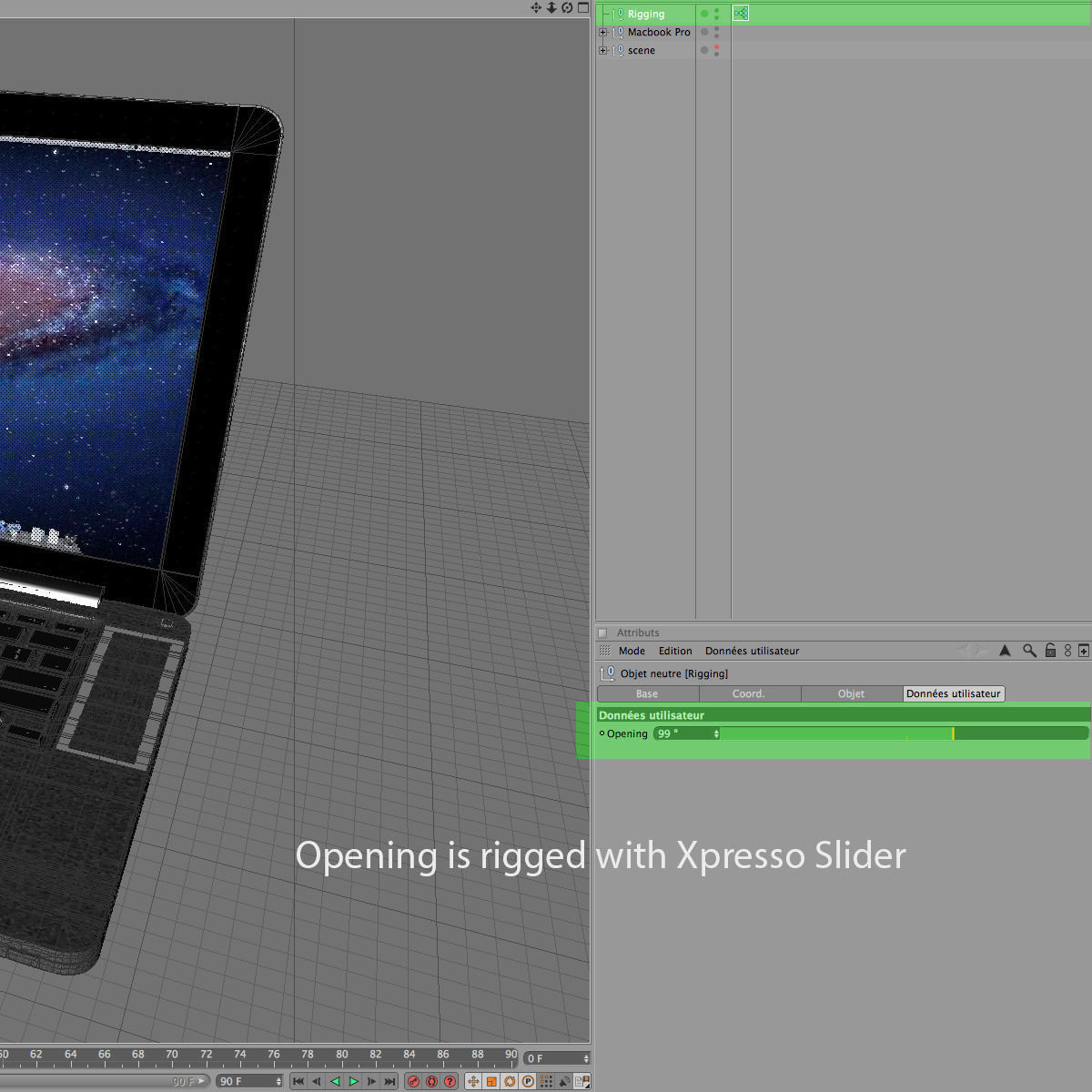Apple Macbook pro 3D model_8