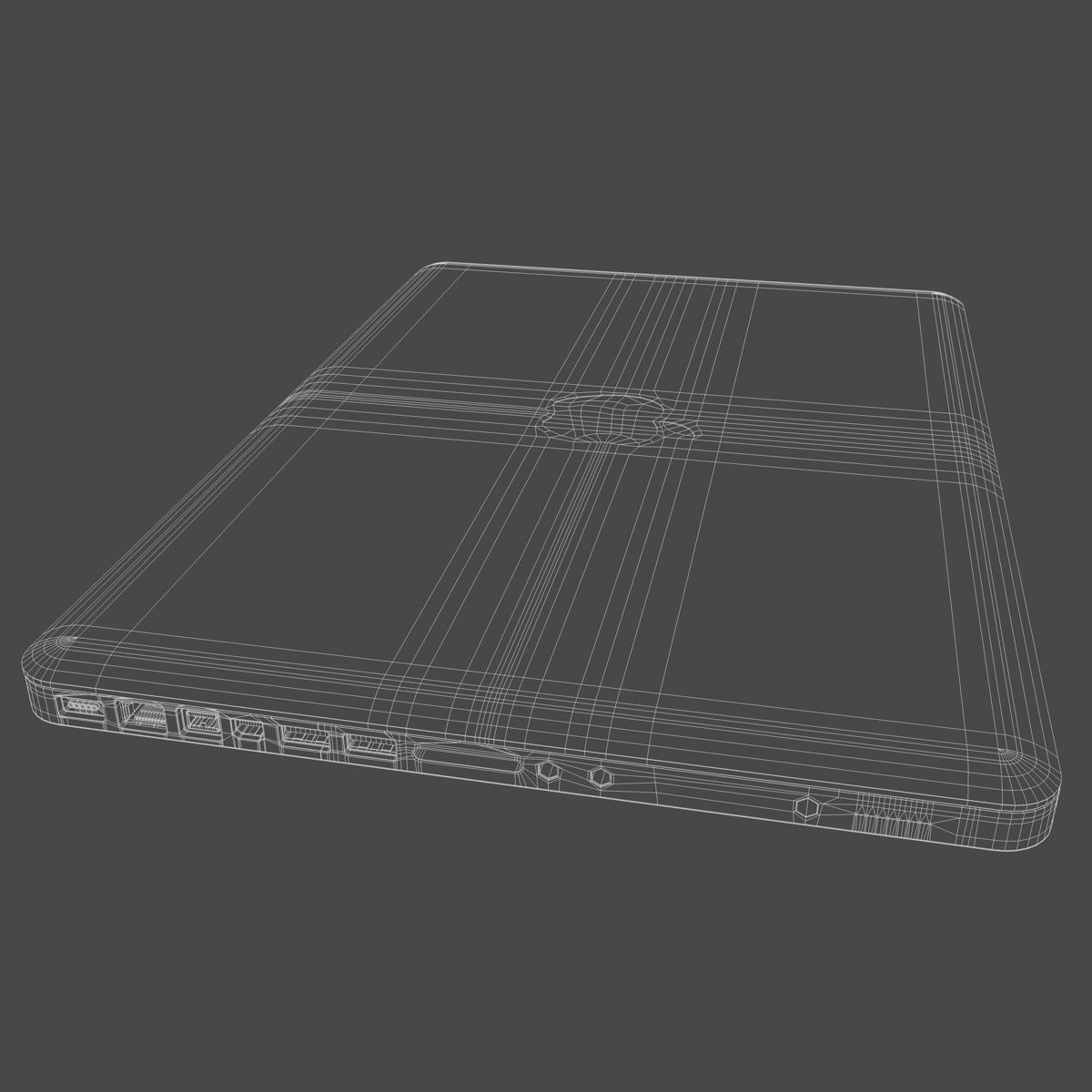 Apple Macbook pro 3D model_16