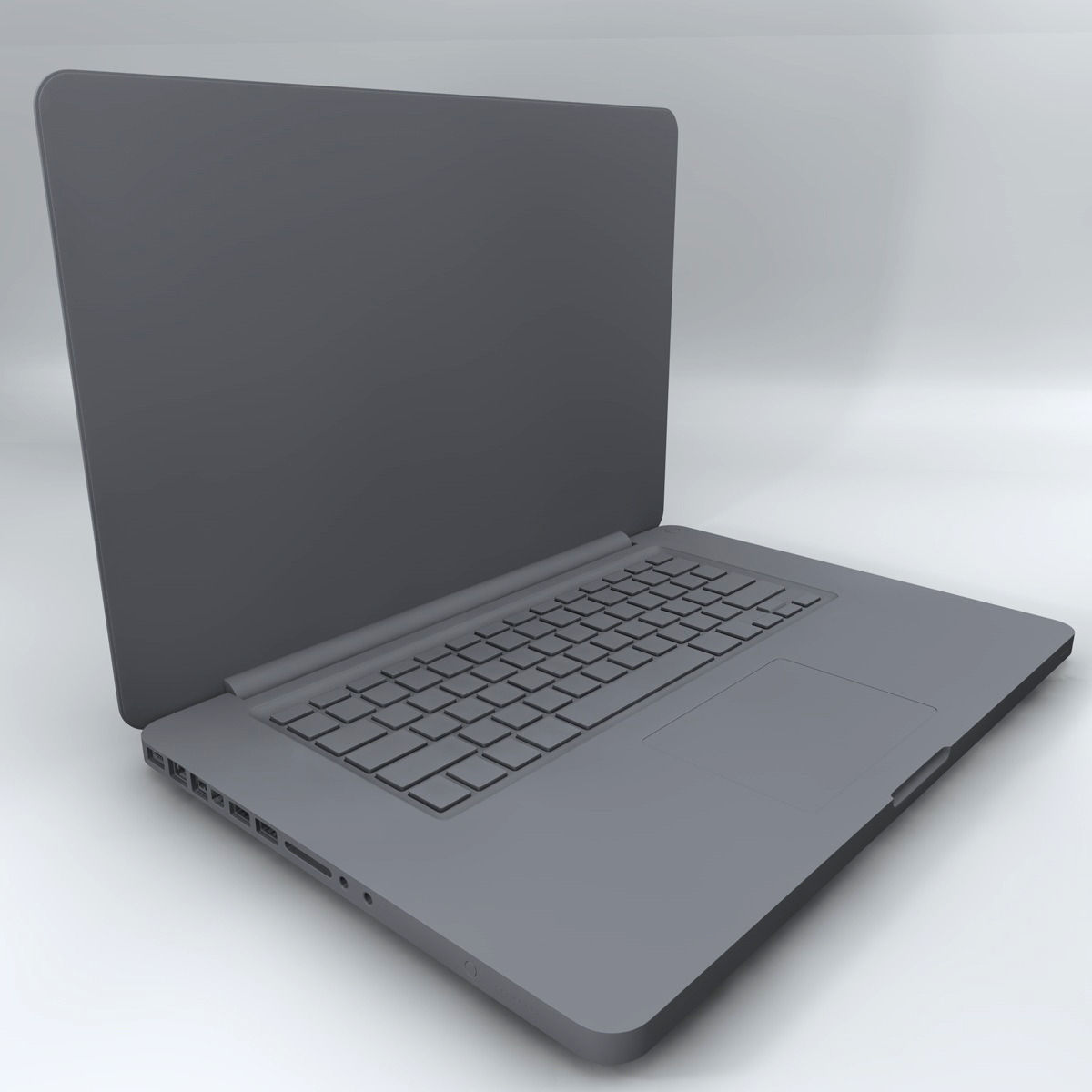 Apple Macbook pro 3D model_10