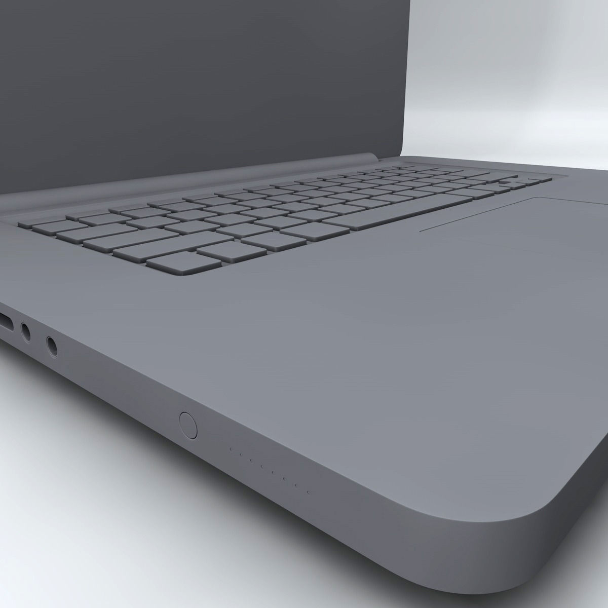 Apple Macbook pro 3D model_6