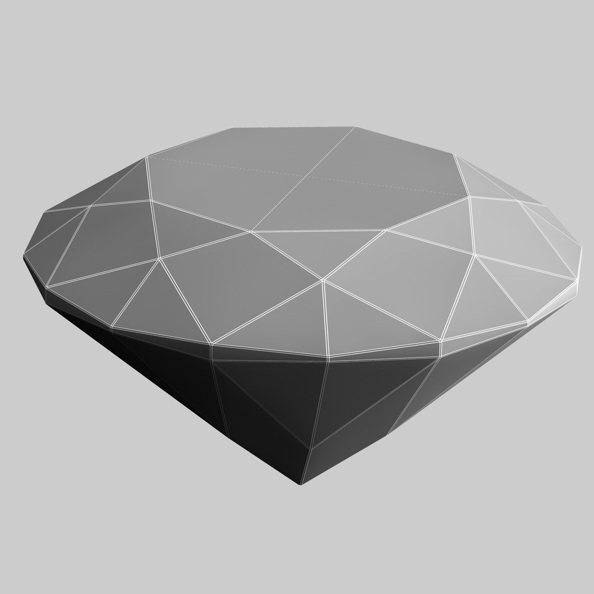 Realistic Diamond 3D model_8
