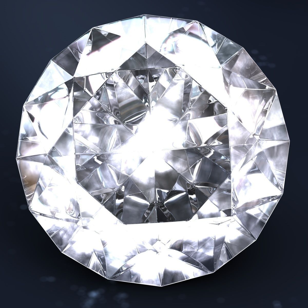 Realistic Diamond 3D model_4