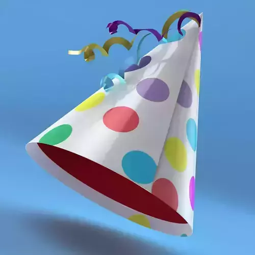 Birthday Party hat 3D model
