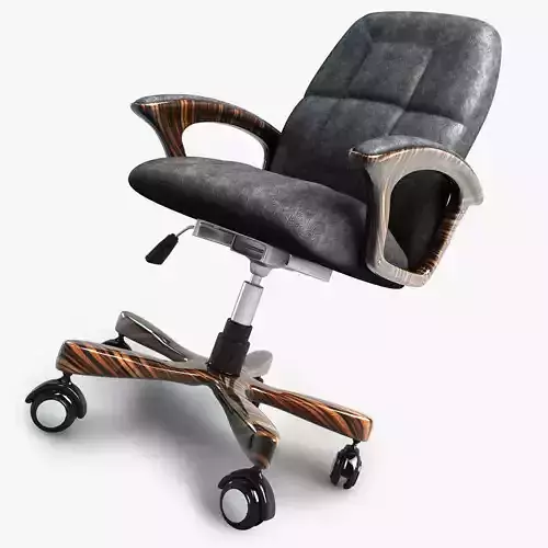 Office chair on wheels 3D model