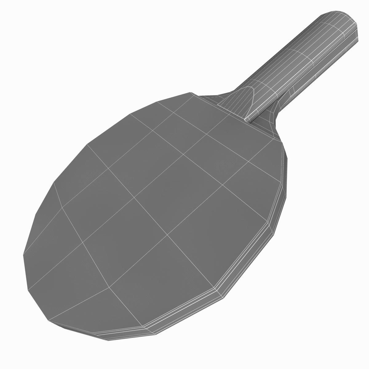 Ping pong paddle 3D model_5