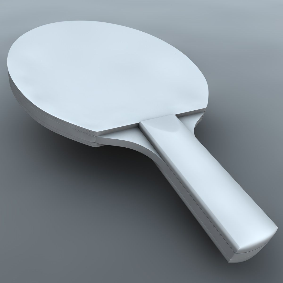 Ping pong paddle 3D model_6