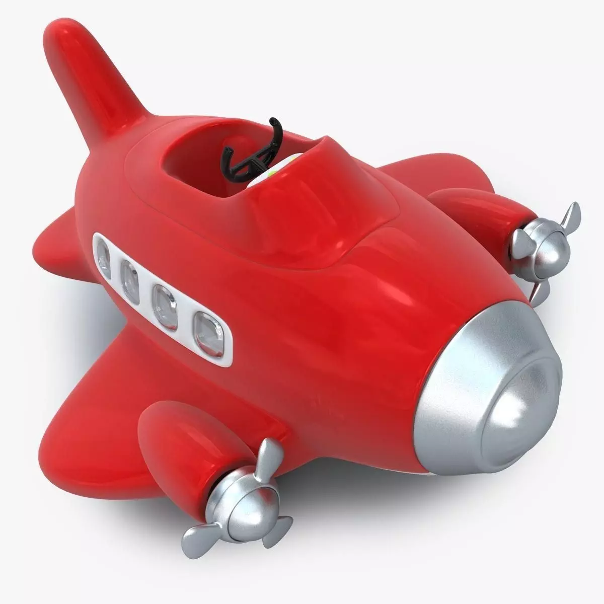 Toy airplane 3D model_0