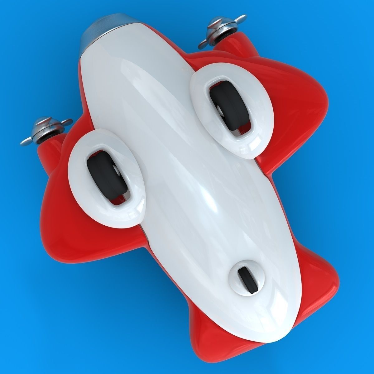 Toy airplane 3D model_13