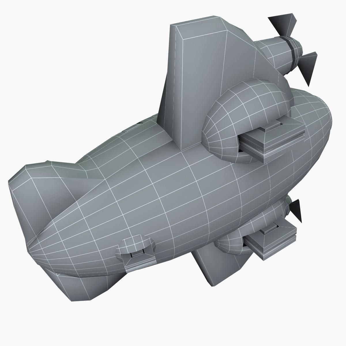 Toy airplane 3D model_5
