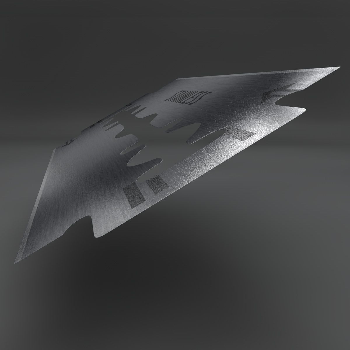 Razor blade 3D model_5