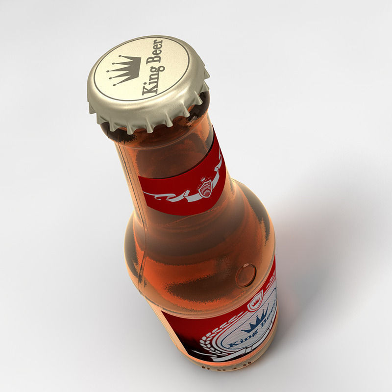 Bottle of beer 3D model_9