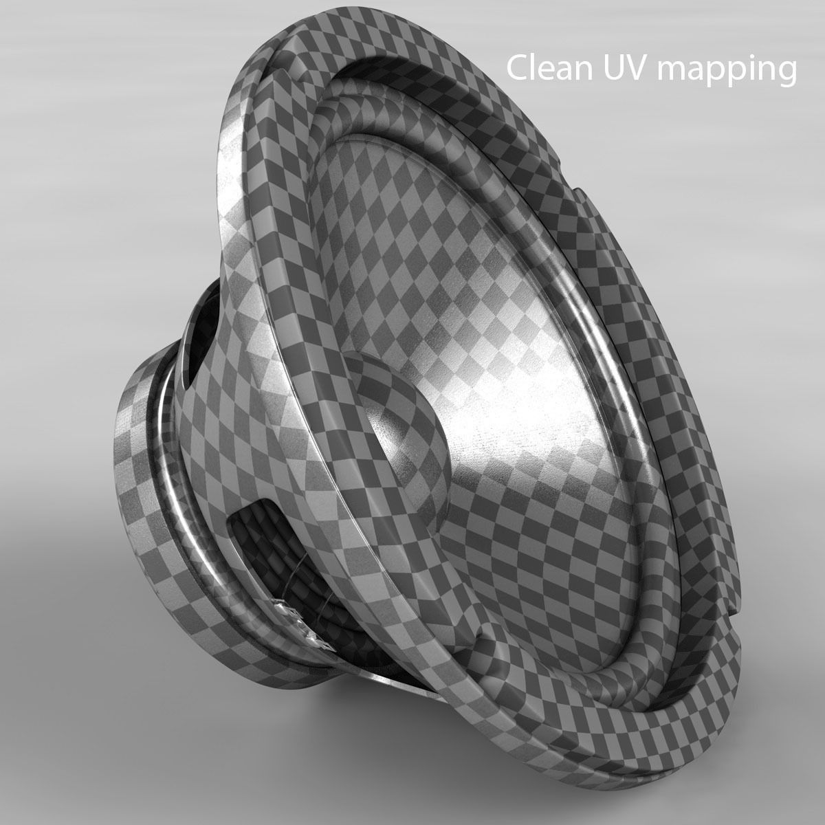 Realistic Audio Speaker 3D model_11