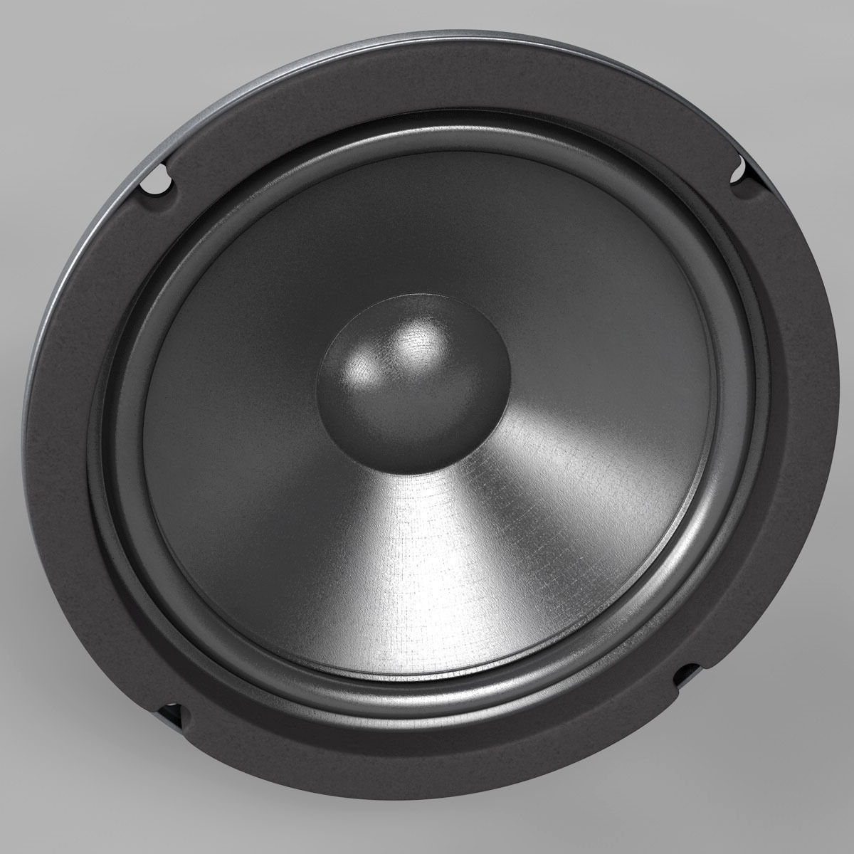 Realistic Audio Speaker 3D model CGTrader