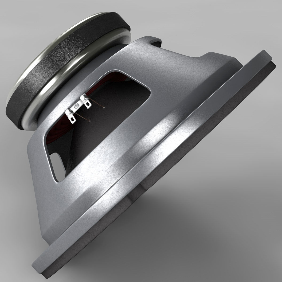 Realistic Audio Speaker 3D model_14