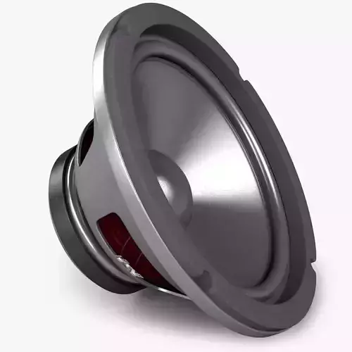 Realistic Audio Speaker 3D model
