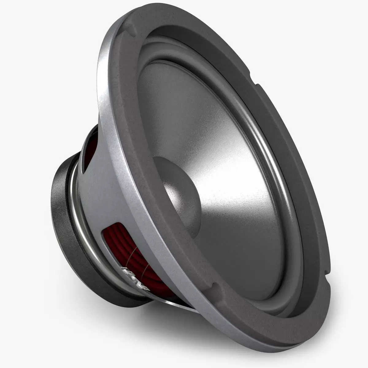 Realistic Audio Speaker 3D model_0