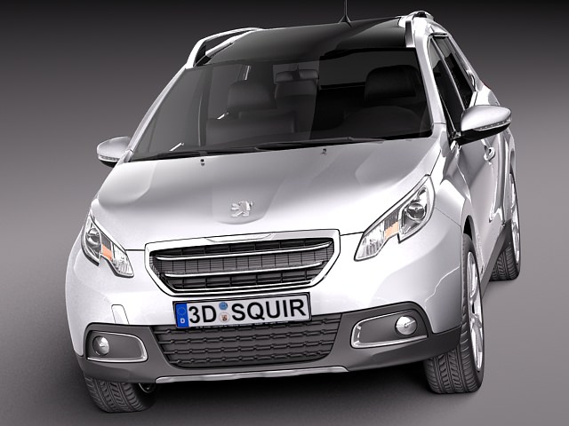 Peugeot 2008 - 2014 3D model_1