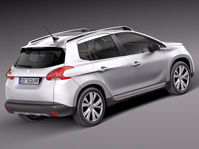 Peugeot 2008 - 2014 3D model_6