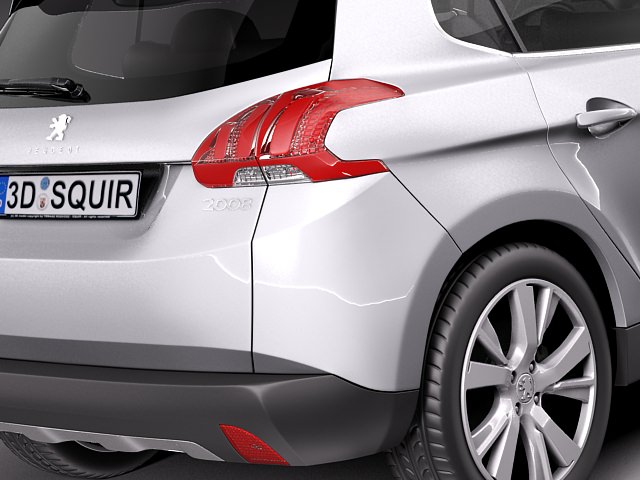 Peugeot 2008 - 2014 3D model_3