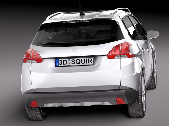 Peugeot 2008 - 2014 3D model_7