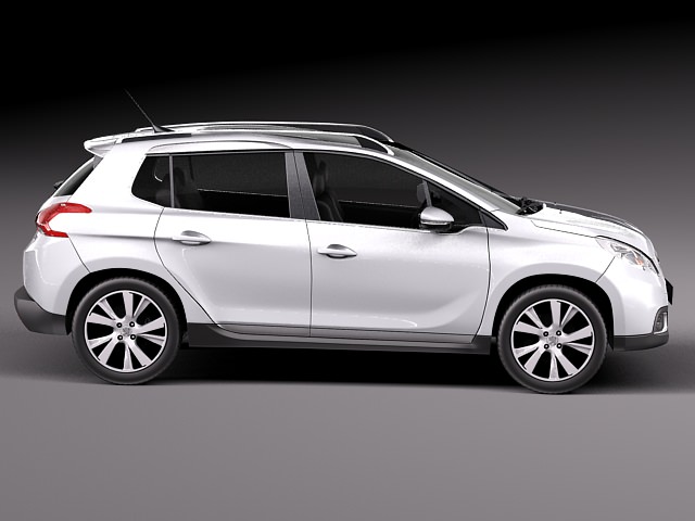 Peugeot 2008 - 2014 3D model_4