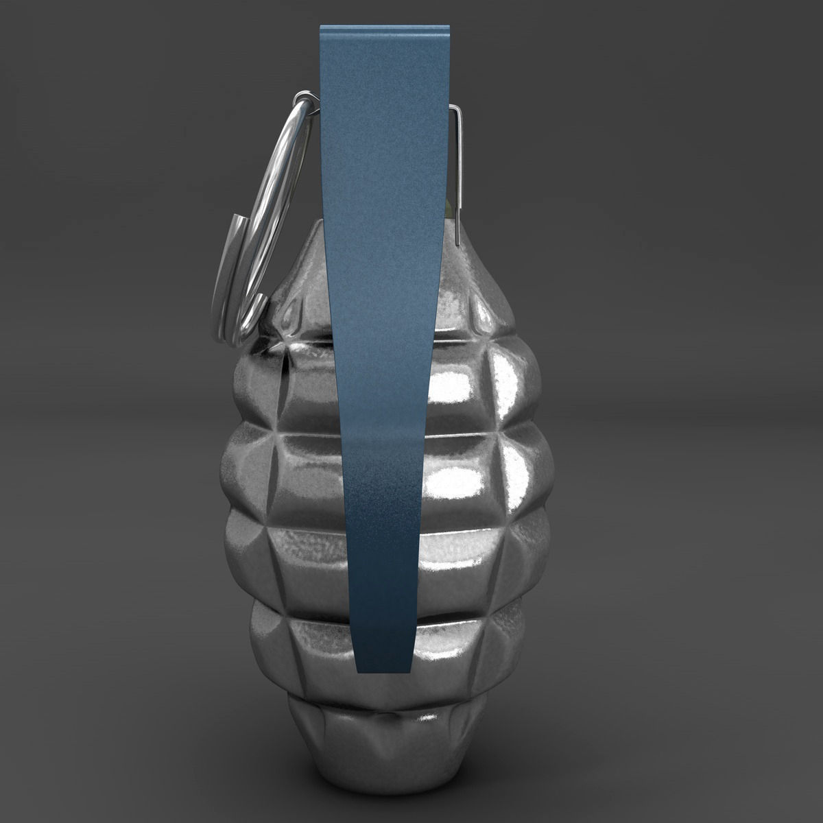 Realistic Grenade metal 3D model_12