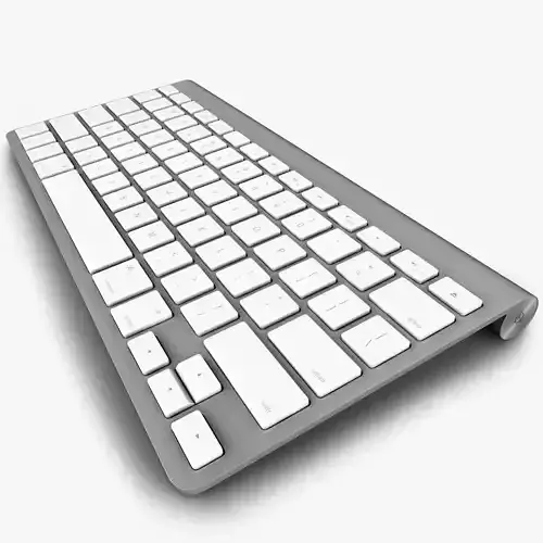Apple Keyboard 3D model