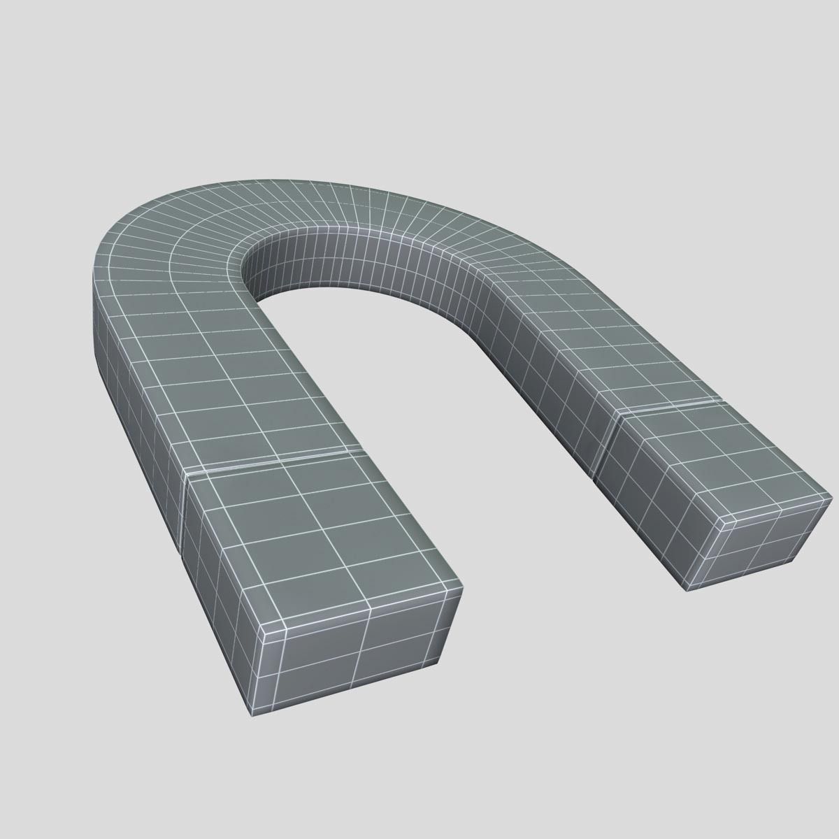 Realistic Magnet 3D model_4