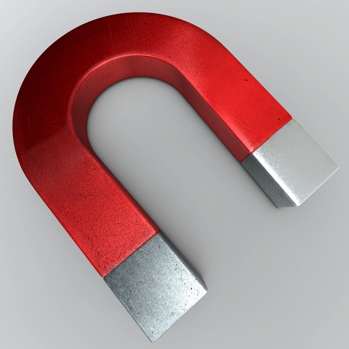 Realistic Magnet 3D model_9