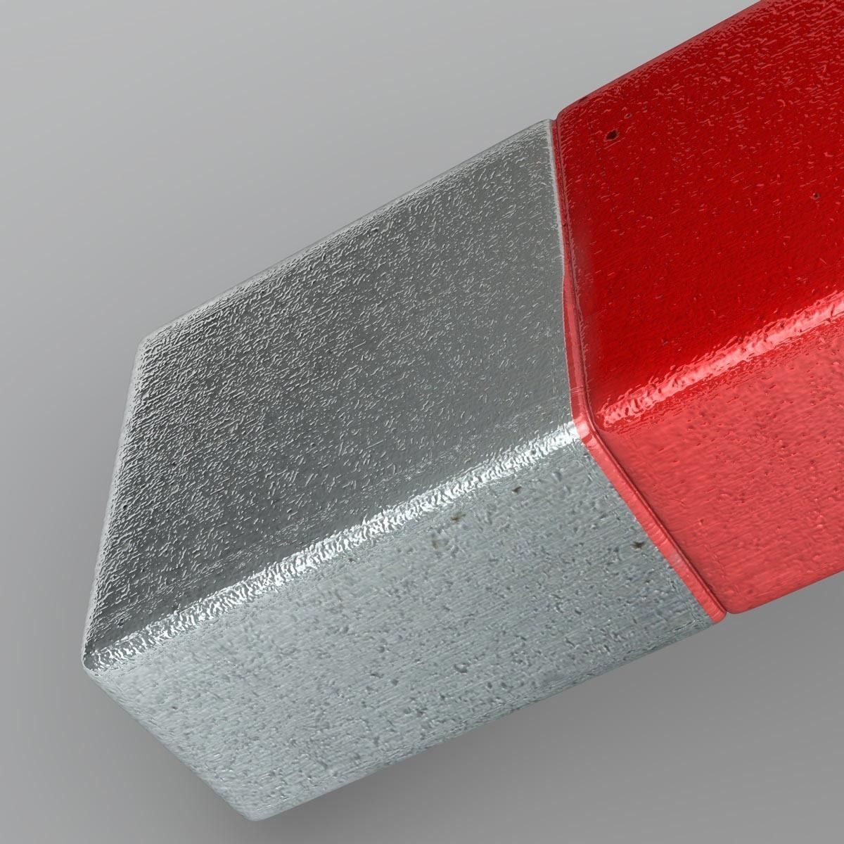 Realistic Magnet 3D model_8