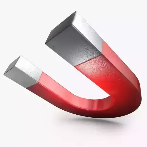 Realistic Magnet 3D model
