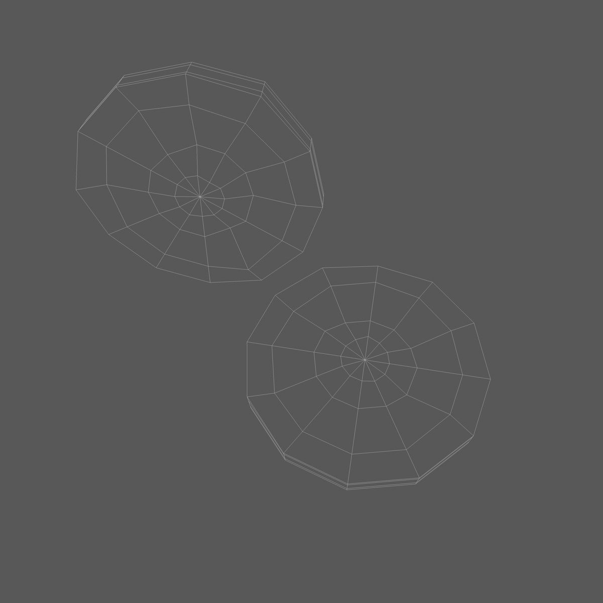 Treasure chest with gold 3D model_8