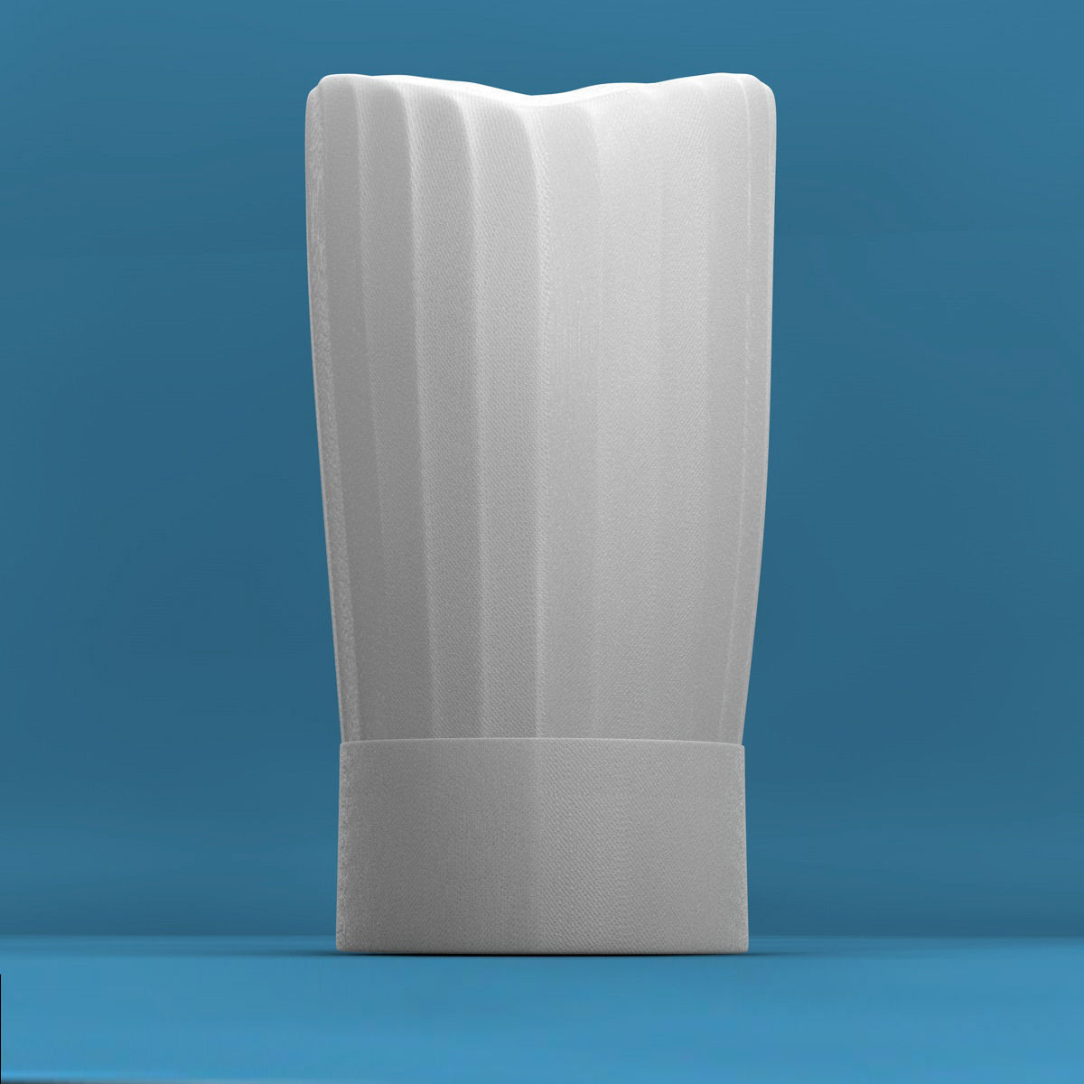 Chef hat 3D model_4