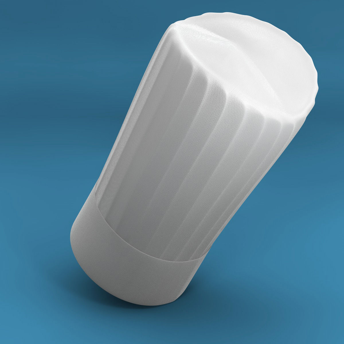 Chef hat 3D model_6