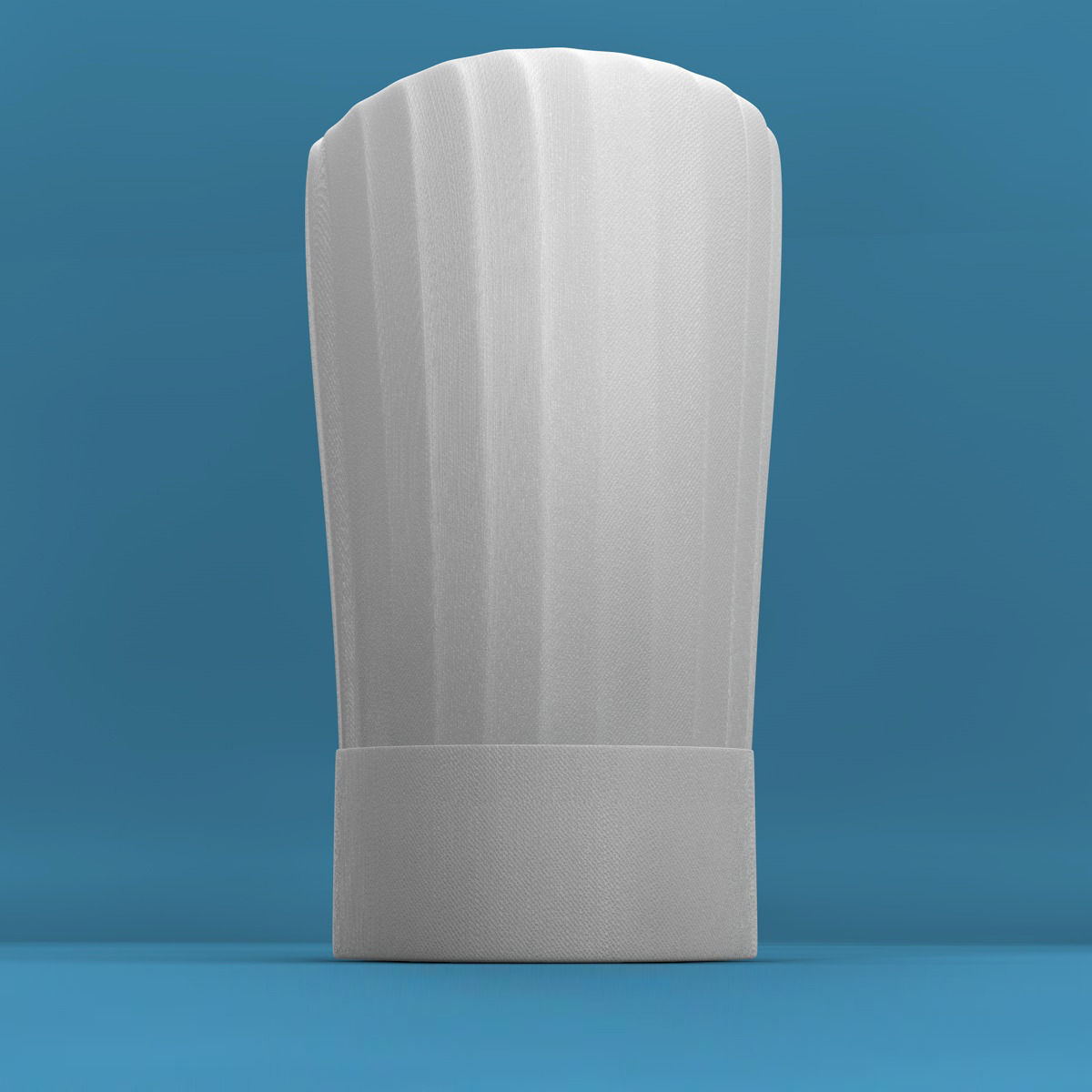 Chef hat 3D model_3