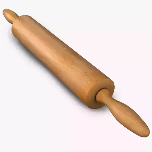 Wooden Rolling Pin 3D model