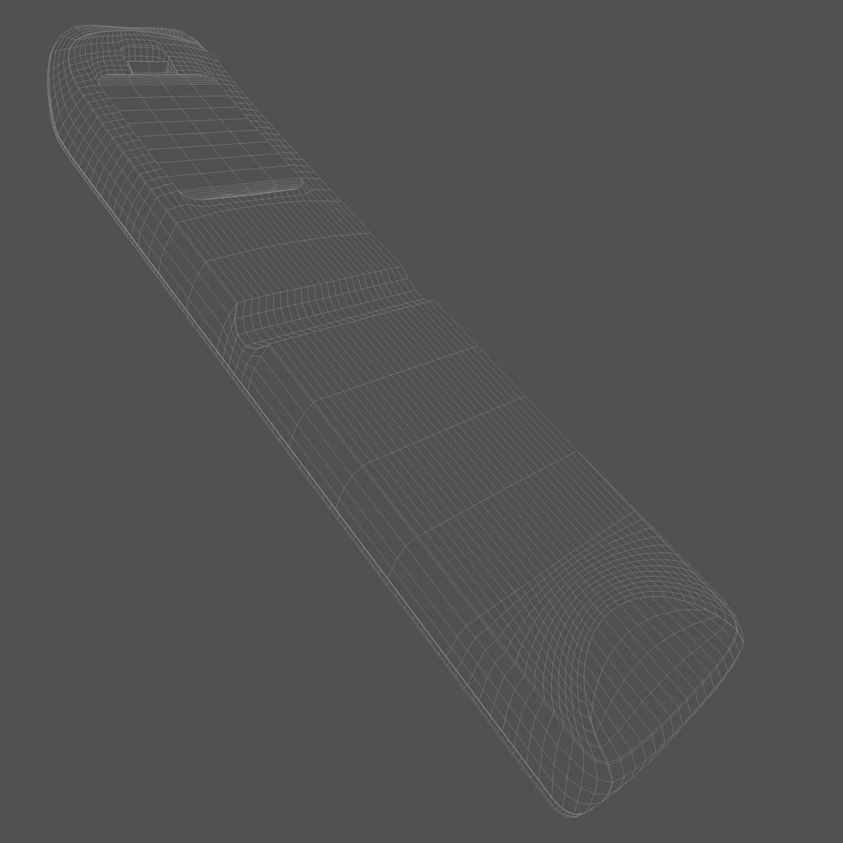 Realistic TV Remote control 3D model_15