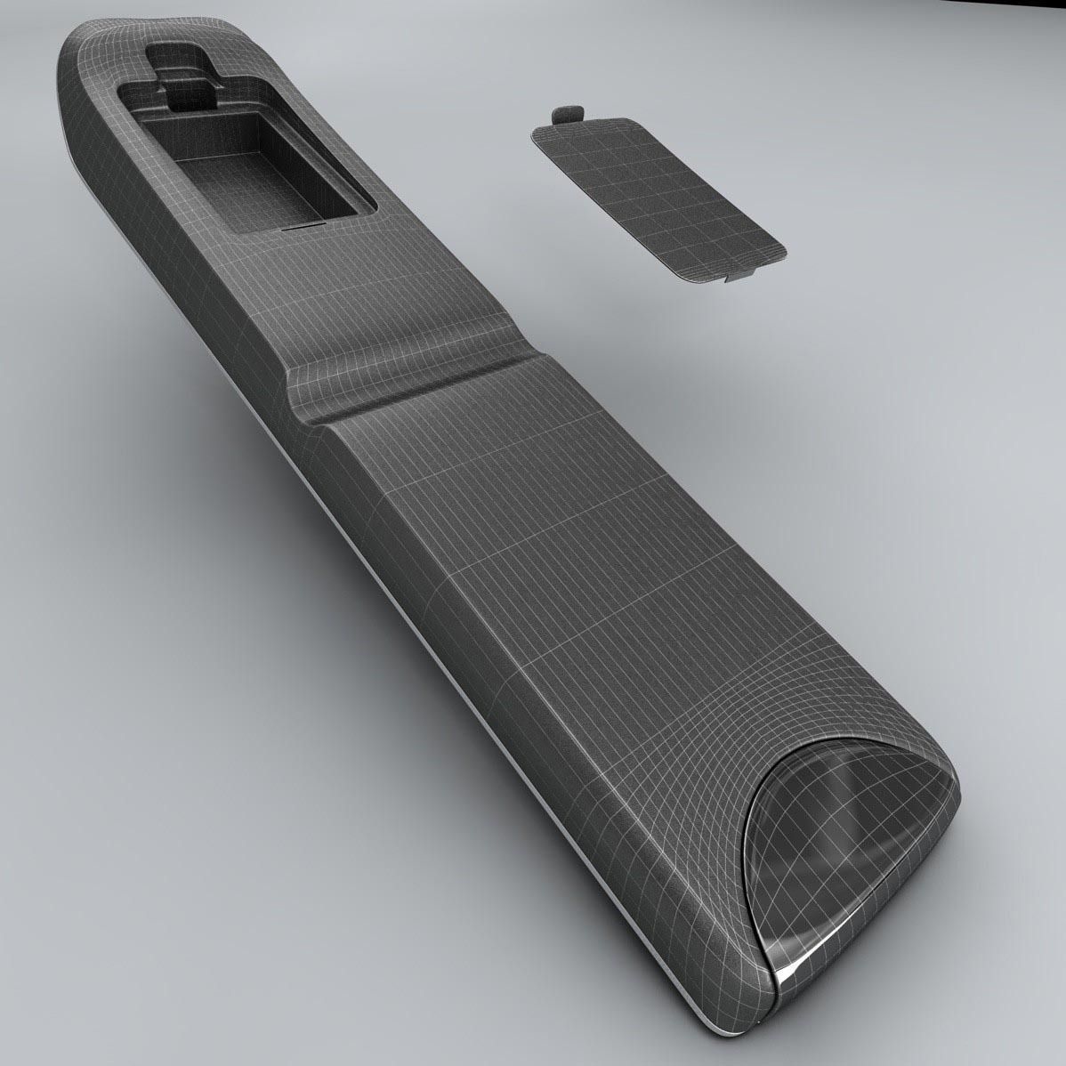 Realistic TV Remote control 3D model_19