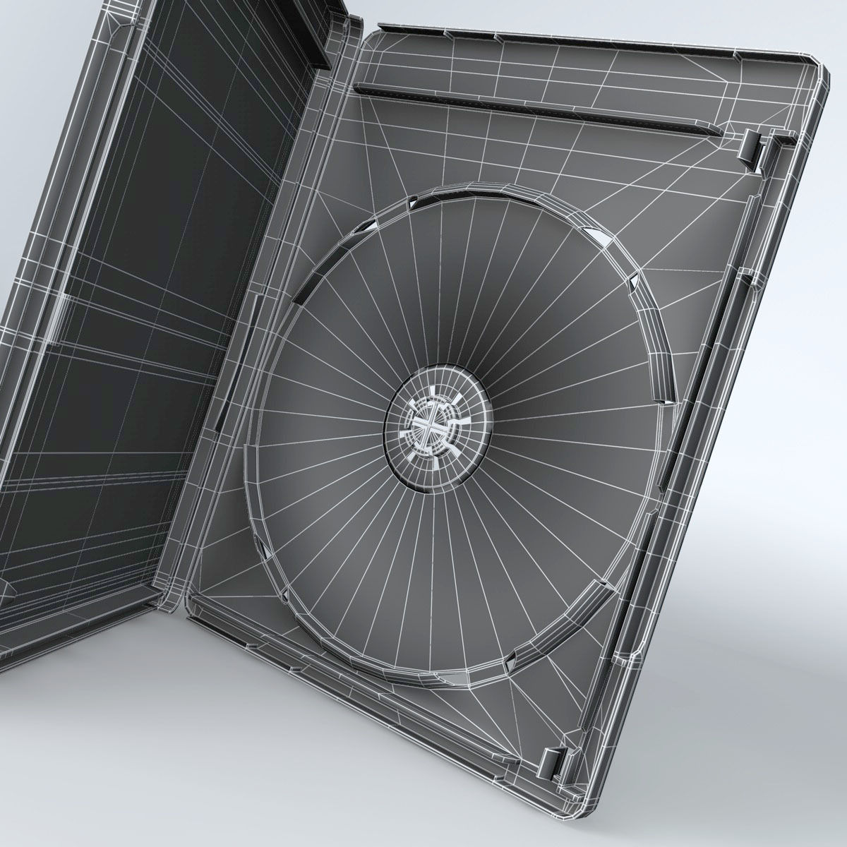 Bluray case 3D model_14