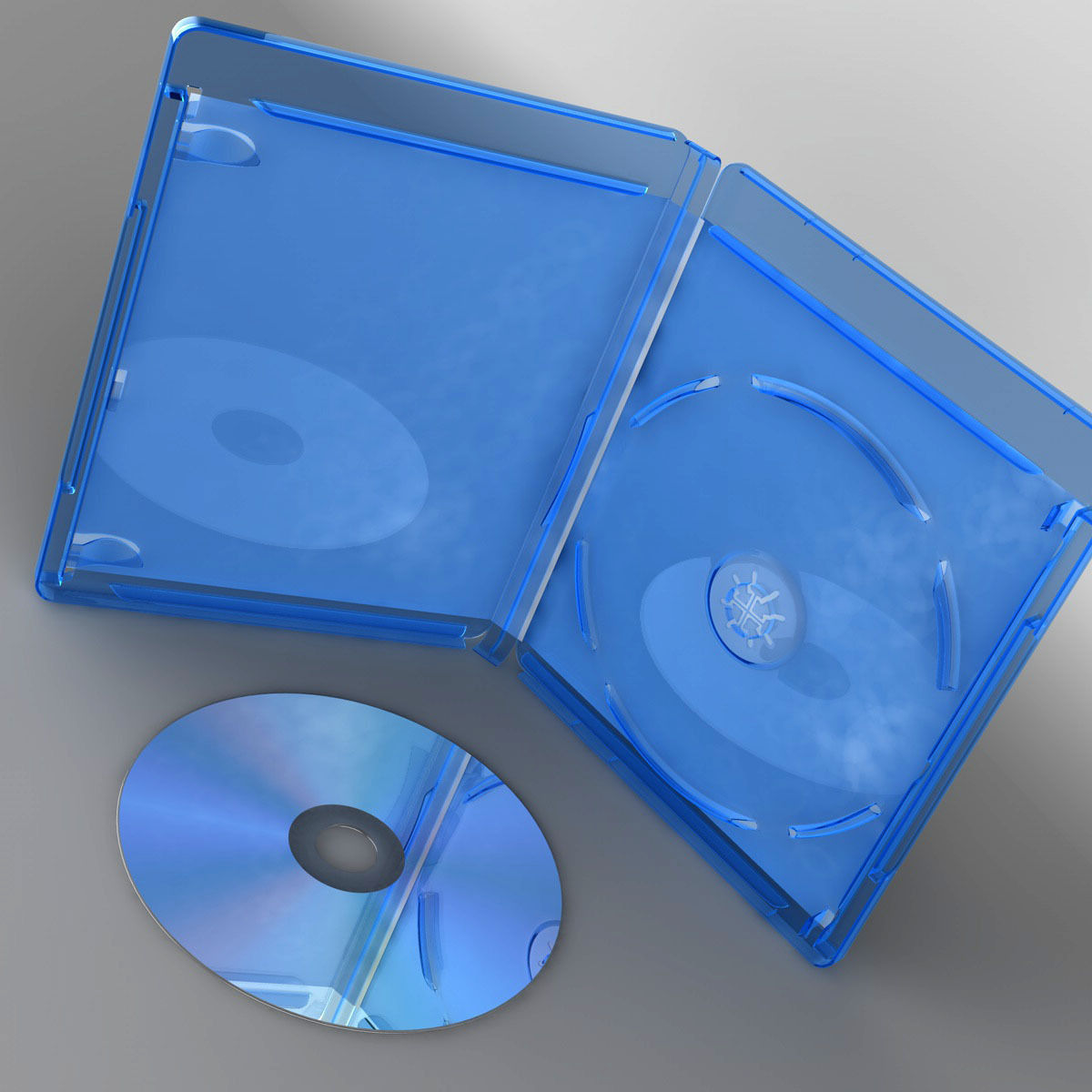Bluray case 3D model_18