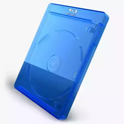 Bluray case 3D model