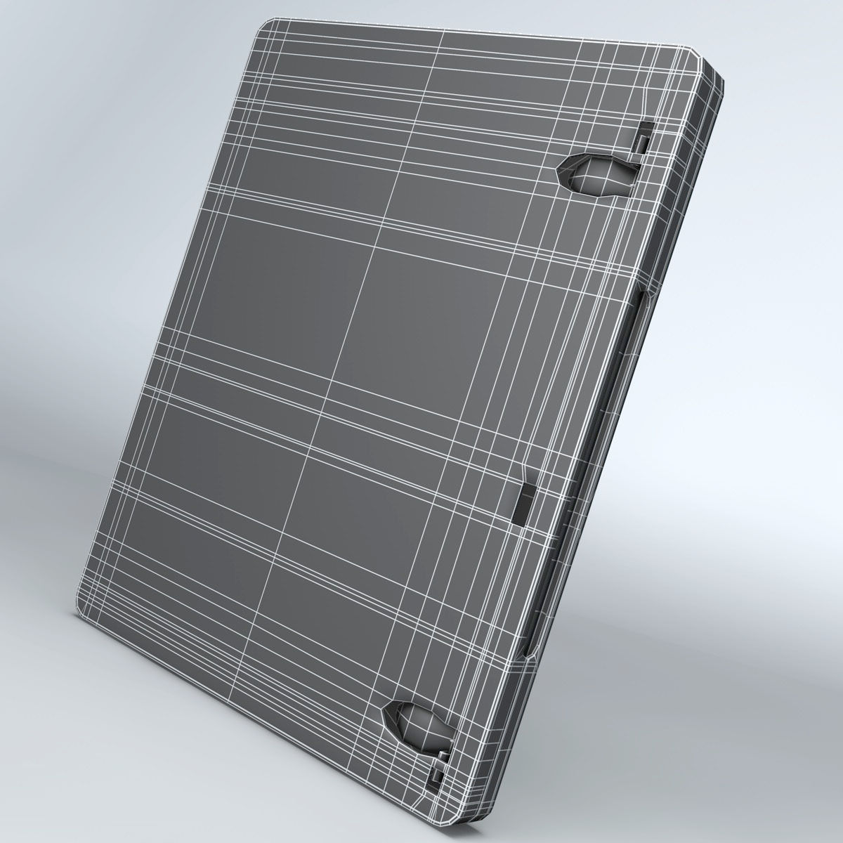 Bluray case 3D model_20