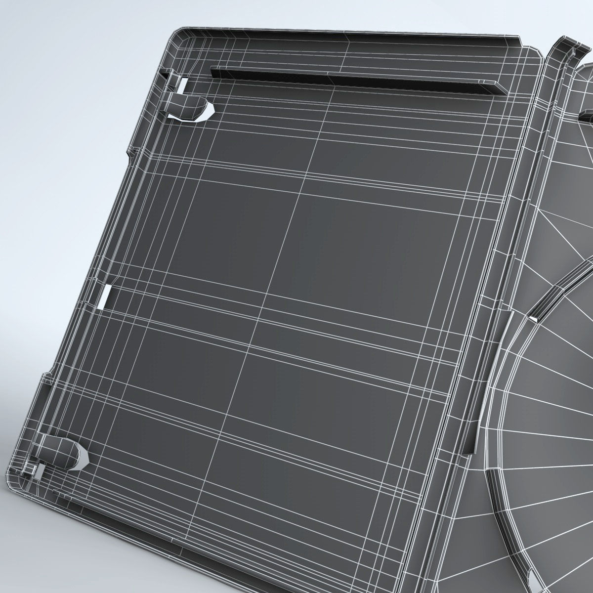 Bluray case 3D model_3