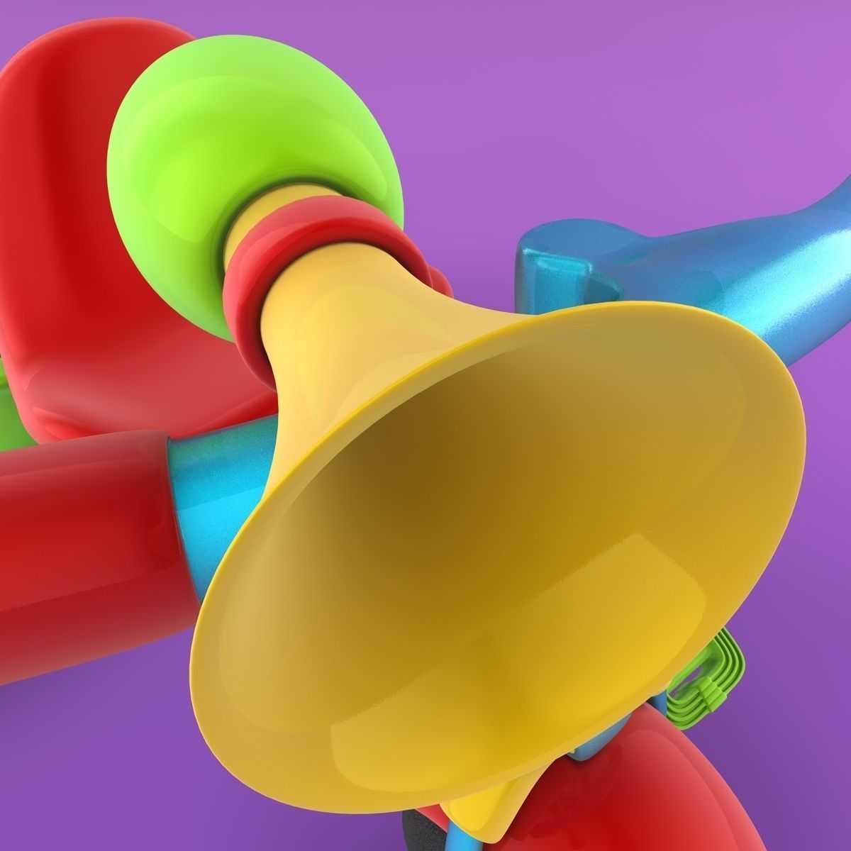 Trycicle toy 3D model_11