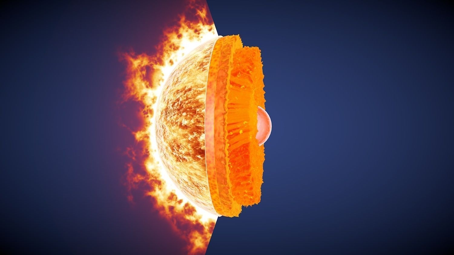 Animated sun v01 Low-poly 3D model_1
