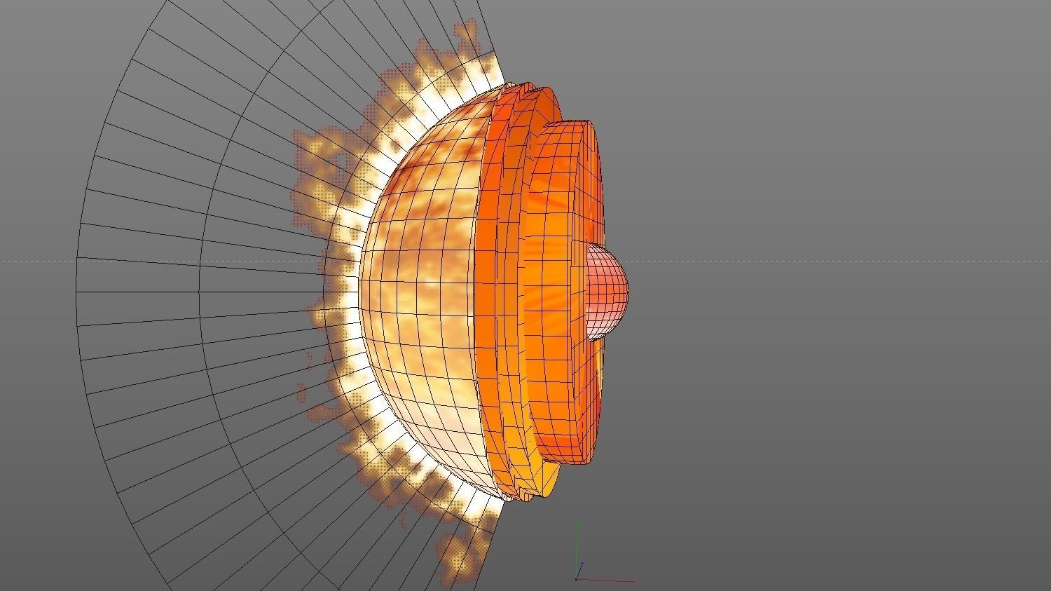 Animated sun v01 Low-poly 3D model_5