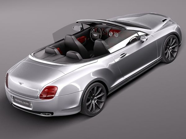 Bentley Continental Supersports Convertible 2011 3D model_5